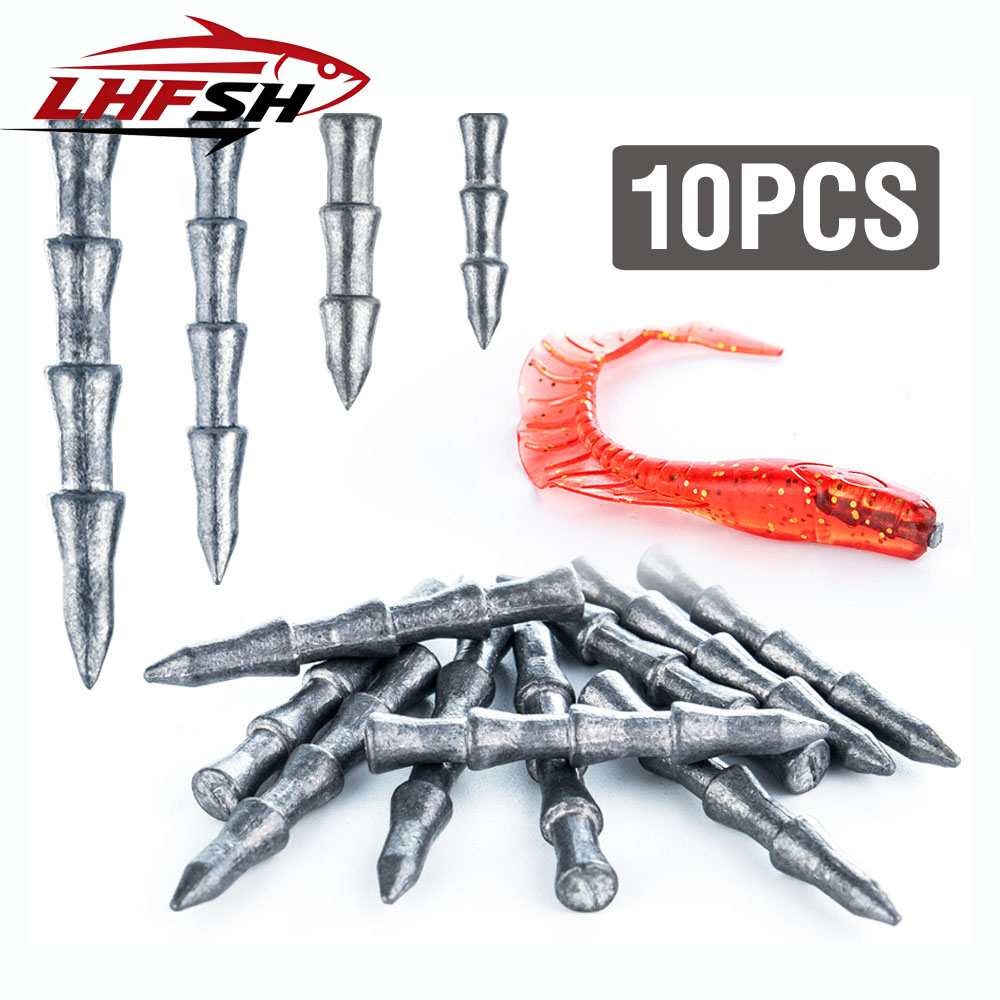 Bass Fishing Lure - LHFSH 10 pièces Plombs de pêche