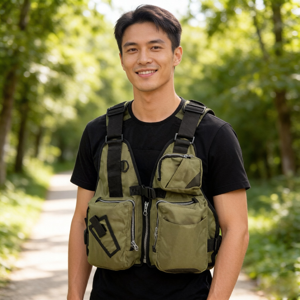 Gilet de sauvetage de pêche po - Fishing Vest Jacket avis et prix