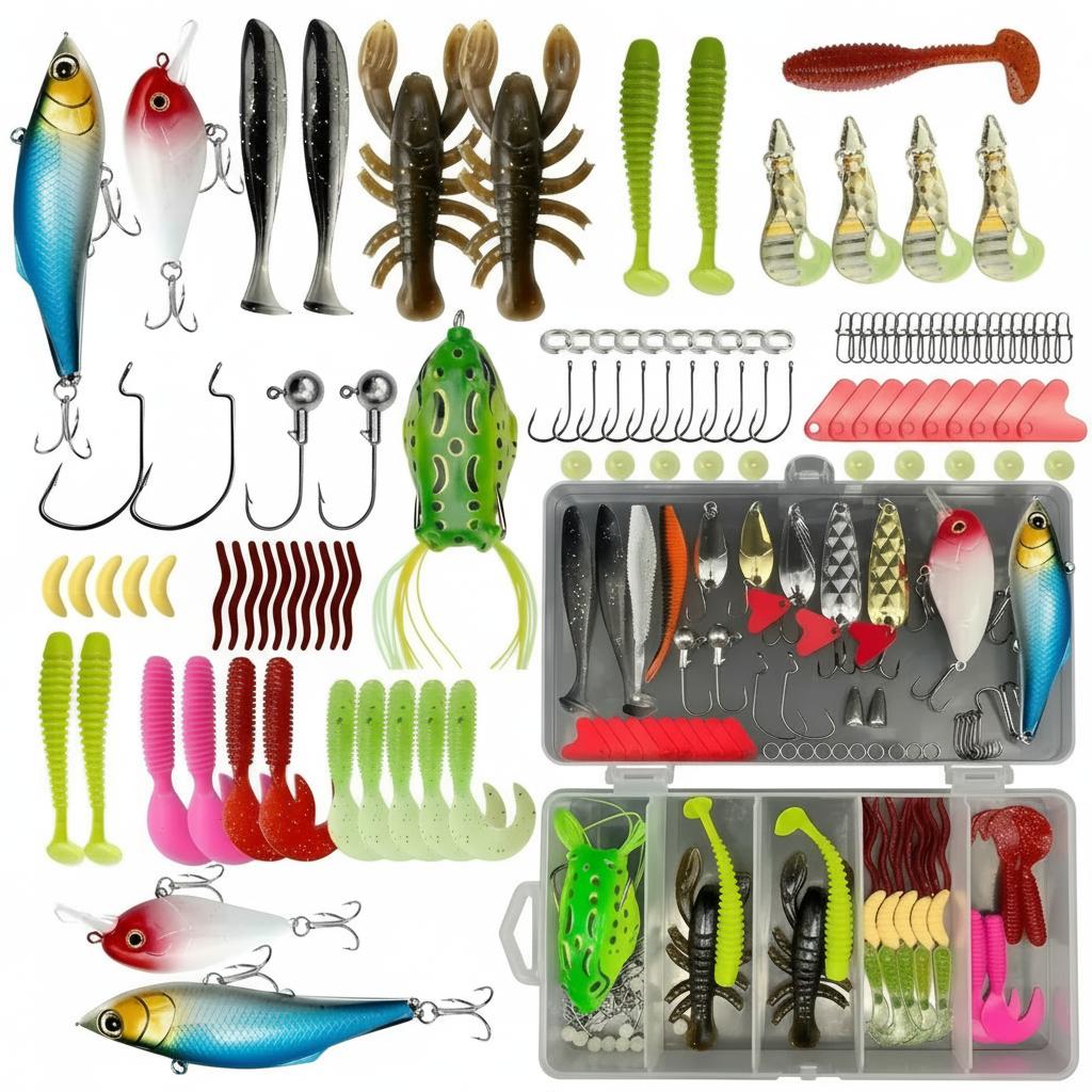 133 pièces de leurres de pêche - Bass Fishing Lure avis et prix