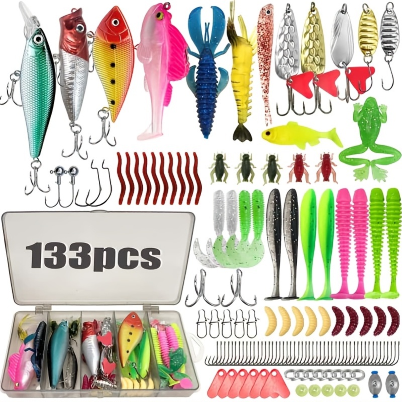 133 pièces de leurres de pêche - Bass Fishing Lure avis et prix