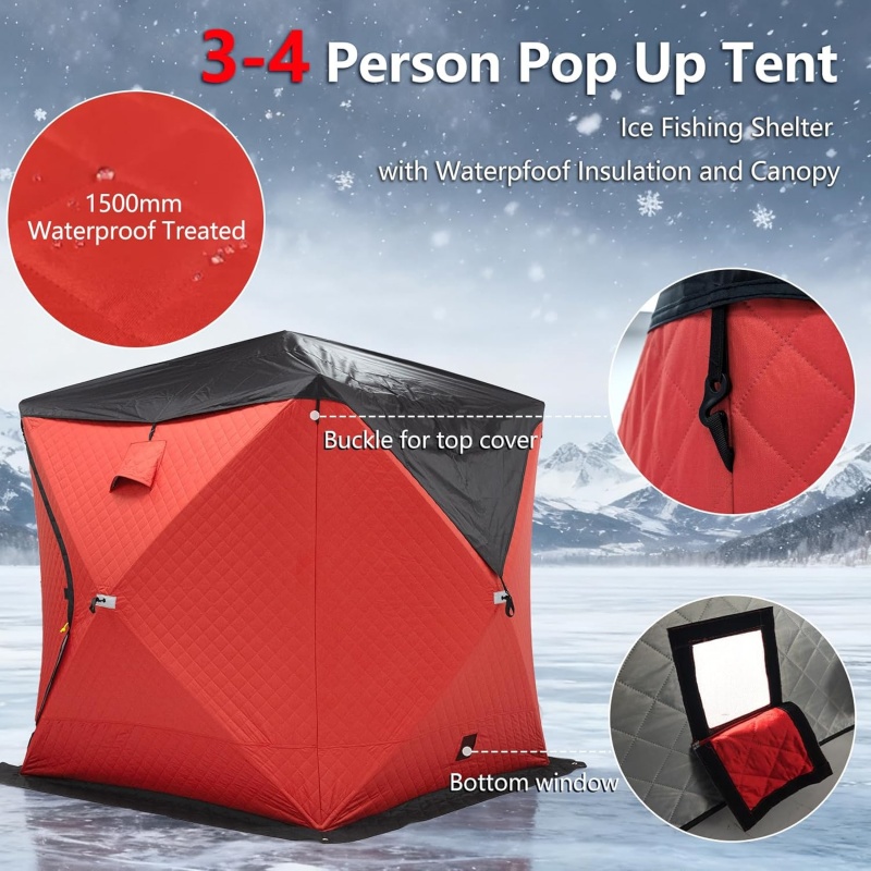 Abri de pêche sur glace pop-up - Fishing Equipment You Need avis et prix