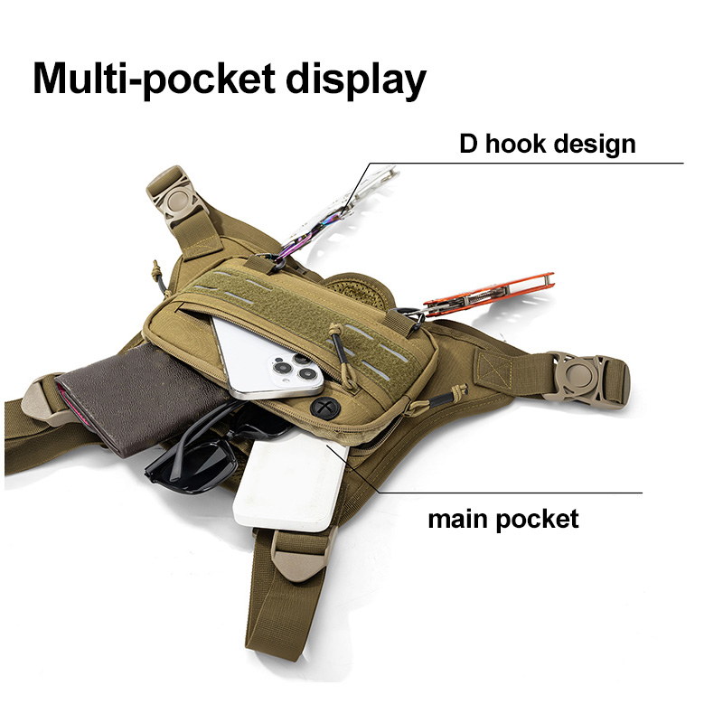 Sac de poitrine tactique, gile - Fishing Vest Jacket avis et prix