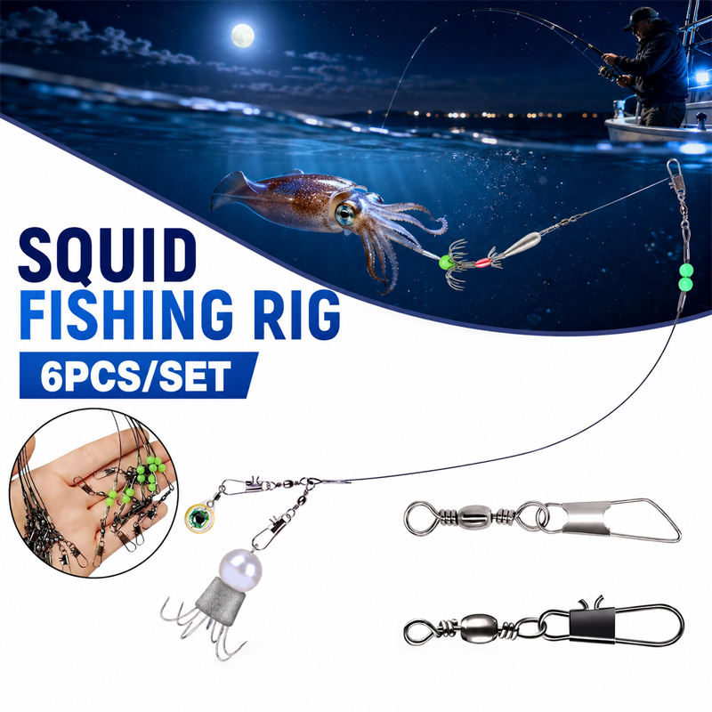 6 pièces de matériel de pêche  - Saltwater Fishing Hook avis et prix