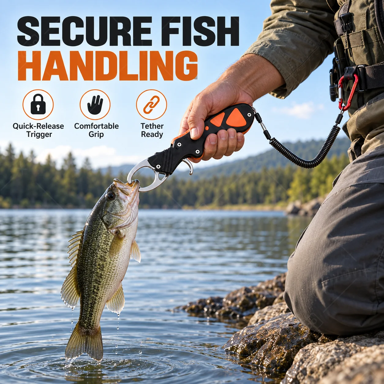Pince de pêche robuste en acie - Saltwater Fishing Hook avis et prix